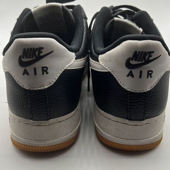 Nike Men's Air Force 1 '07 "black /‎ white" Shoes- Men 10.5 - Picture 7 of 8